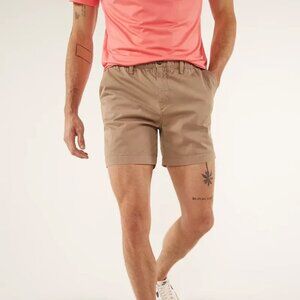 Chubbies Originals Stretch Twill Short in The Dunes, Size Medium